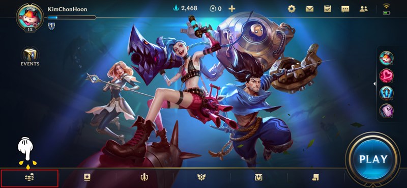 Nhấn chọn Store trong Liên Minh Tốc Chiến Nhấn chọn Store trong Liên Minh Tốc Chiến